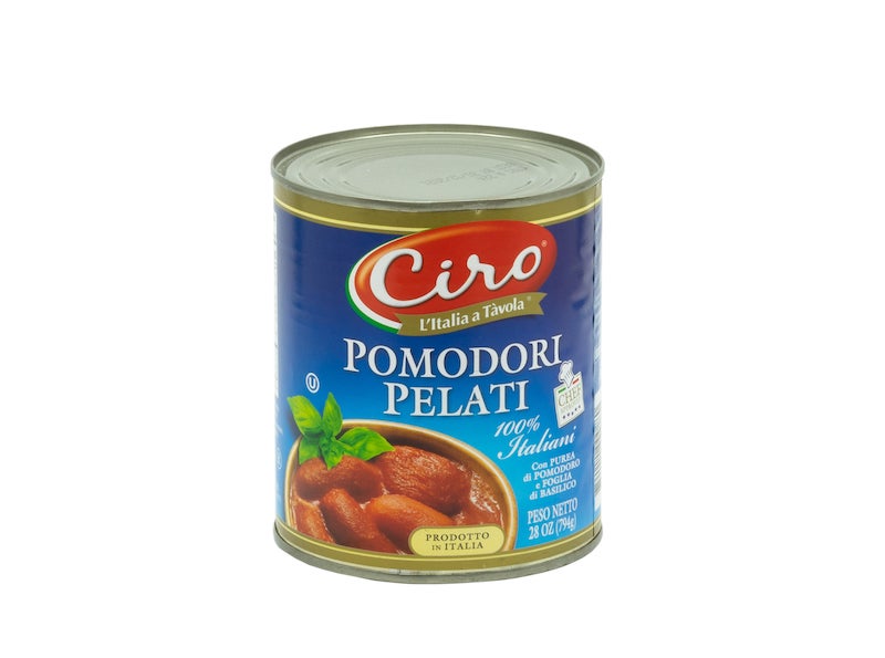 ITALIAN PEELED TOMATOES WITH BASIL CIRO 28 OZ Origini Italian