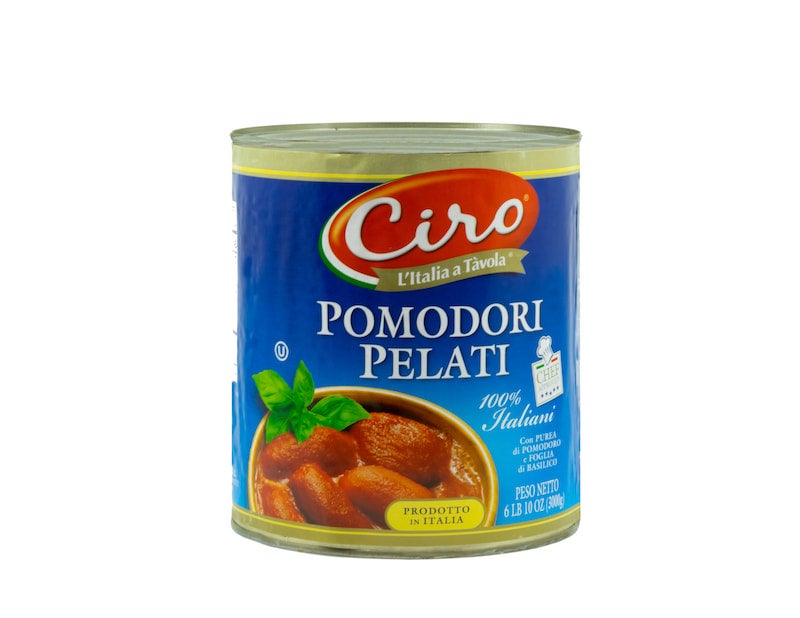 ITALIAN PEELED TOMATOES WITH BASIL CIRO 10 Origini Italian